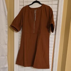 Lilla P Brown Mini Dress